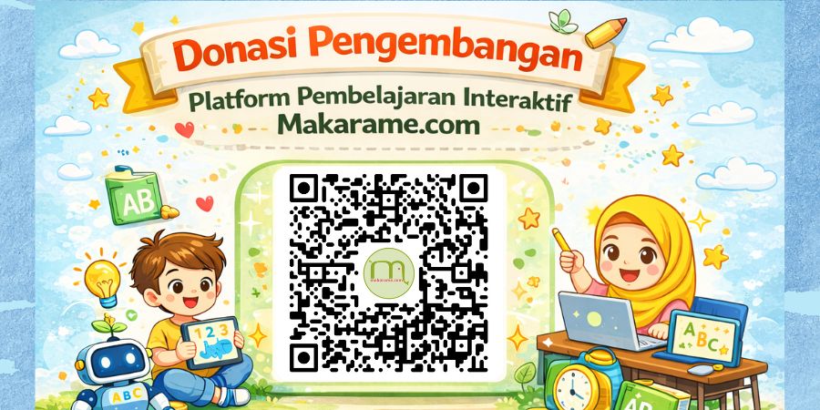 Donasi Pengembangan Platform Pembelajaran Interaktif Makarame.com
