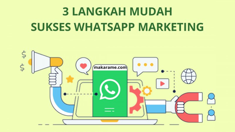 3 Langkah Mudah Sukses Whatsapp Marketing
