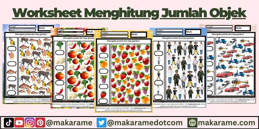 Worksheet Menghitung Jumlah Objek