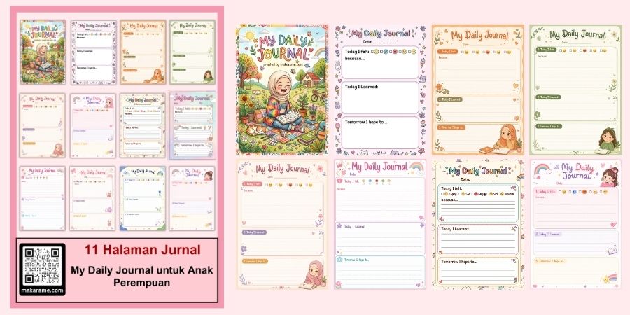 My Daily Journal untuk Anak Perempuan